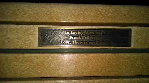 Frank Pellegrino Memorial Bench