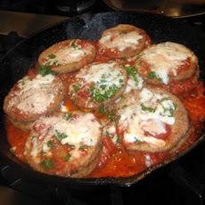 Eggplant Parmigiana Rounds