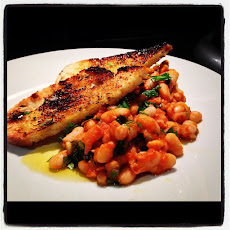 Warm Tuscan Beans and Tomato with Rosemary Salt Toast