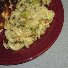German Hot Noodle Salad