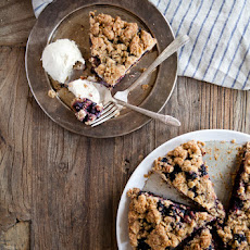 Whole Wheat Plum Crumble Pie