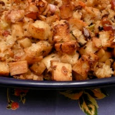 Stuffing with Ciabatta, Pancetta and Apples