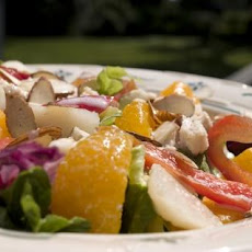 Asian Chicken Salad With Orange-Ginger Dressing