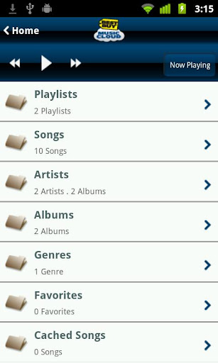 best-buy-music-cloud for android screenshot