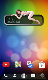 How to install uccw beauty girl battery skin patch 1.0 apk for bluestacks