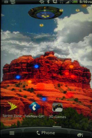 【免費個人化App】Sedona UFO Game Live Wallpaper-APP點子