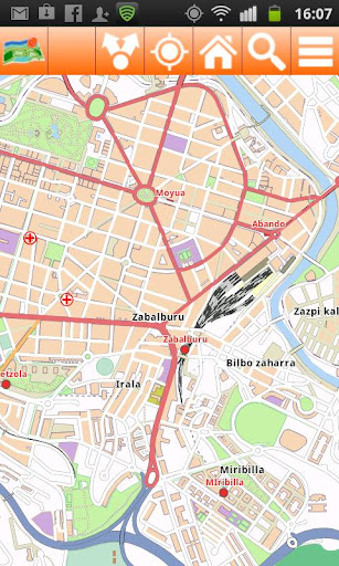 Bilbao Offline mappa Map