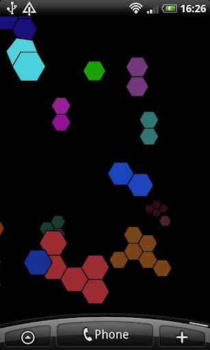 【免費個人化App】Hexagons Free Live Wallpaper-APP點子