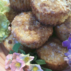 Pineapple Muffins With Coconut and Brown Sugar Topping