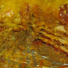 Beef 'n Bean Burrito Stack (Crock Pot, Slow Cooker)