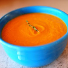Carrot-Thyme Soup with Cream
