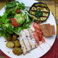 Summer House Salad: Escarole With Avocado And Grapefruit