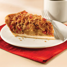 Cranberry-Pear Crumble Pie