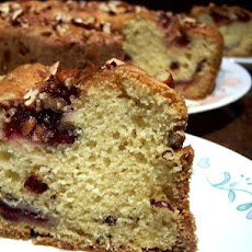 Cranberry Ripple Cake