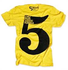 jeff sheldon typograhy tee shirt clothing apparel 2 yellow