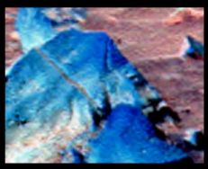This Sphinx-like face appears in Gusev Crater