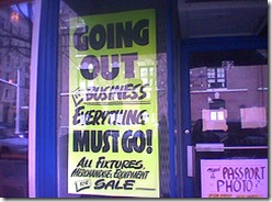 going out of business