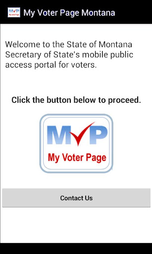 My Voter Page Montana