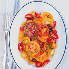 Sliced Tomatoes with Lemon Thyme