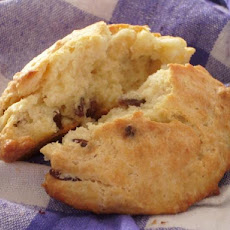 Easy Buttery Drop Raisin Scones