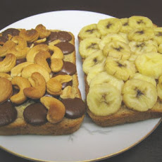 Banana Chocolate Cashew Panini