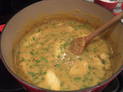Fish with Spicy Red Lentils