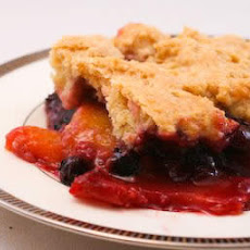 Peach and Berry Cobbler