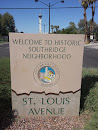 Historic Southridge Neighborhood marker