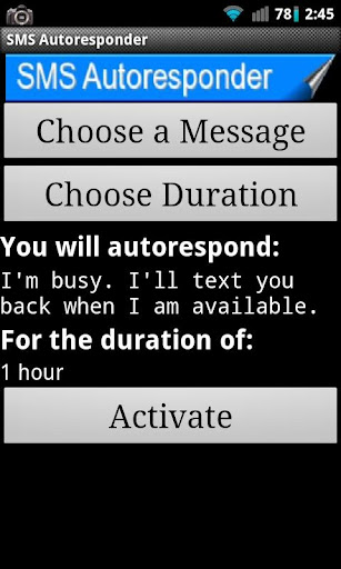 Text Auto Responder