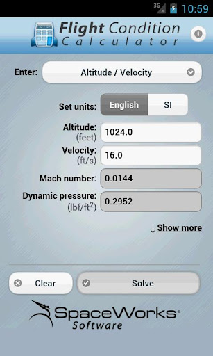 Flight Condition Calculator