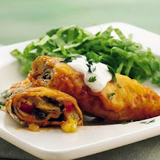 Pineapple-Black Bean Enchiladas