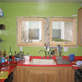 The main kitchen windows. As you can see, we’re close to our neighbors on this side!