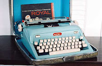 An old Royal portable typewriter An old Royal portable typewriter