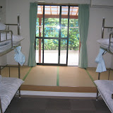 A room in the Miyanoura Portside Youth Hostel in Kagoshima, Japan