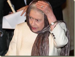 türbanlı kraliçe Elizabet