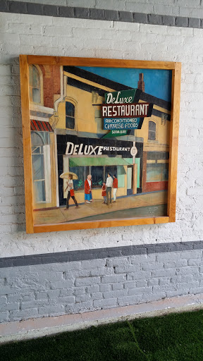 DeLuxe Restaurant History Wall