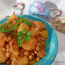 Chickpea Curry (Vegan -Pressure Cooker)