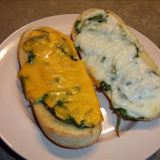 Spinach Garlic Bread