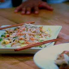 Thai Chicken and Glass Noodle Salad with Spicy Dressing