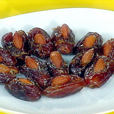 Smoked Almond Stuffed Dates