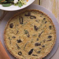 Quiche with Morels and Scallions
