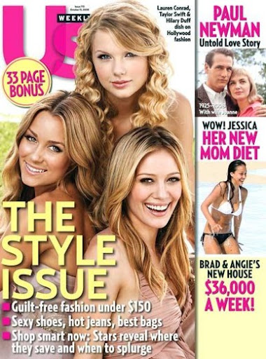 Hilary Duff y Taylor Swift: taylor swift magazine pictures. Hilary Duff y Taylor Swift: