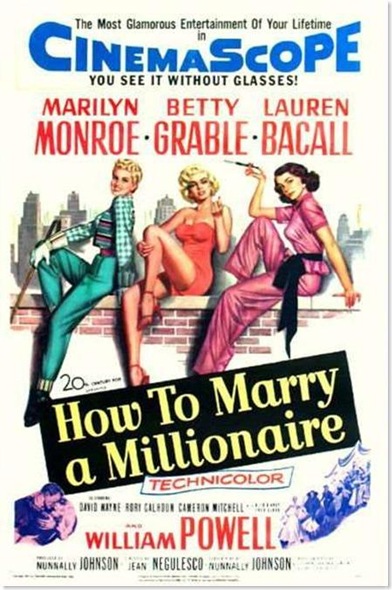 cf Como agarrar um milionário  (1953)