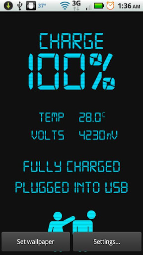 Digital Battery Status