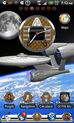 【免費個人化App】A Trekkie's Dream Clock Set-APP點子