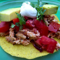 Chicken Tostadas