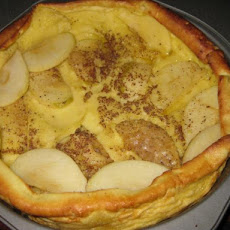 Kittencal's German Apple Puff Pancake