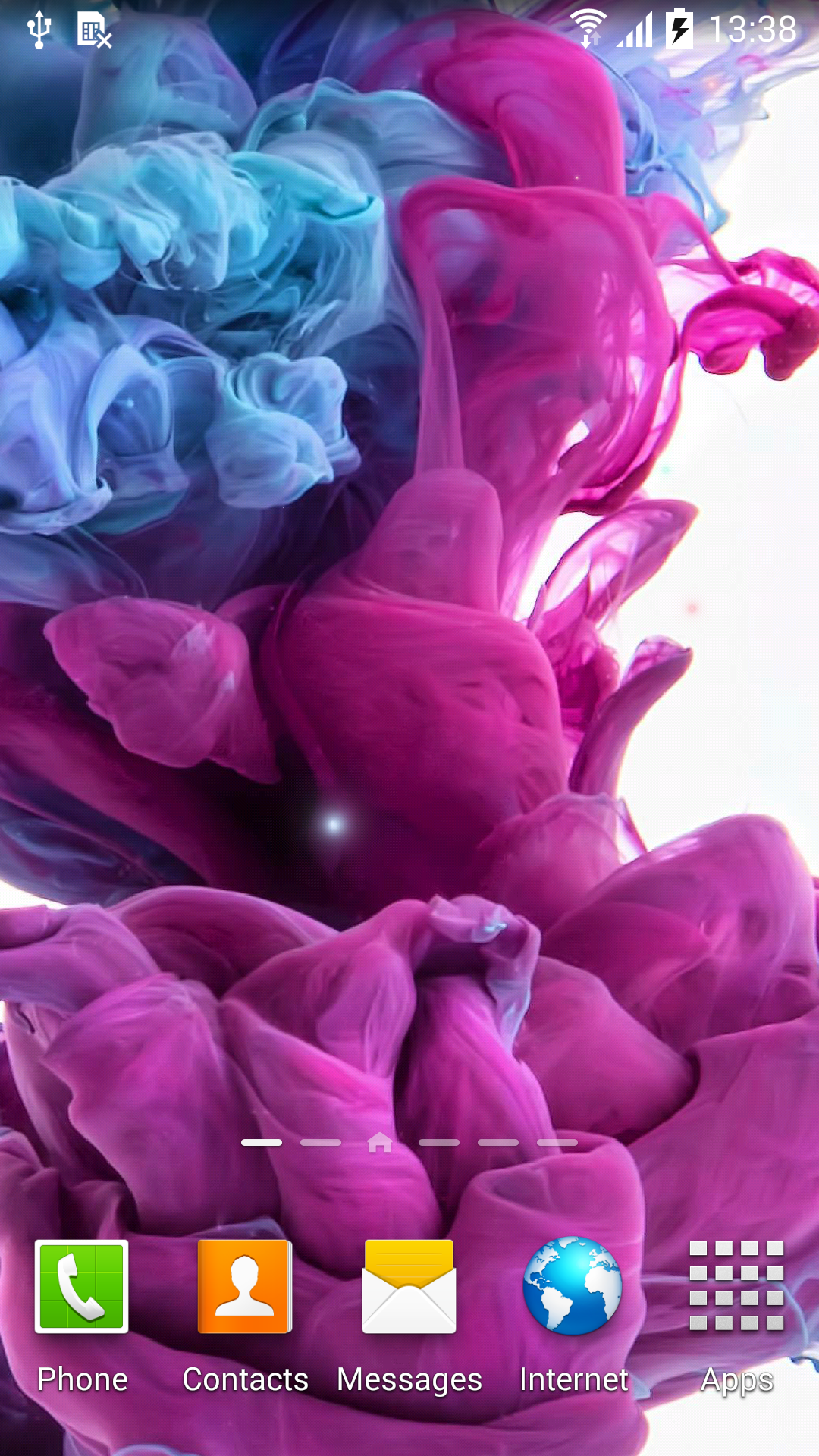 Android application Ink in Water Live Wallpaper screenshort