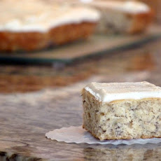 To Die For Banana Cake with Vanilla Bean Frosting