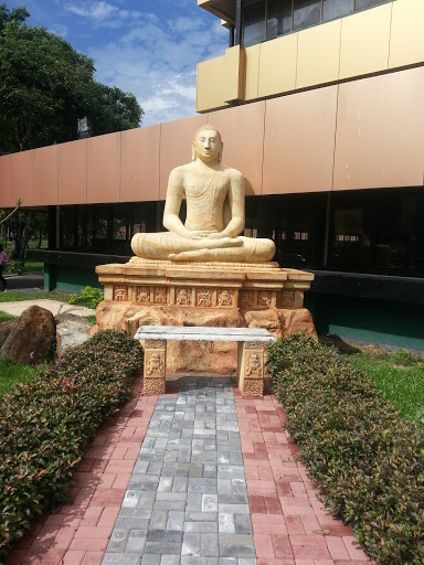 Buddha Statue Near Public Library